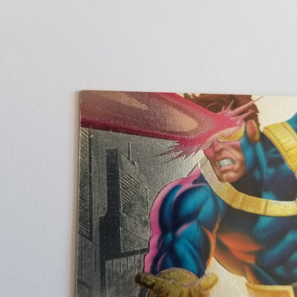 Vintage Marvel Metal trading card from 1995 Cyclops card #91 - Picture 16 of 16